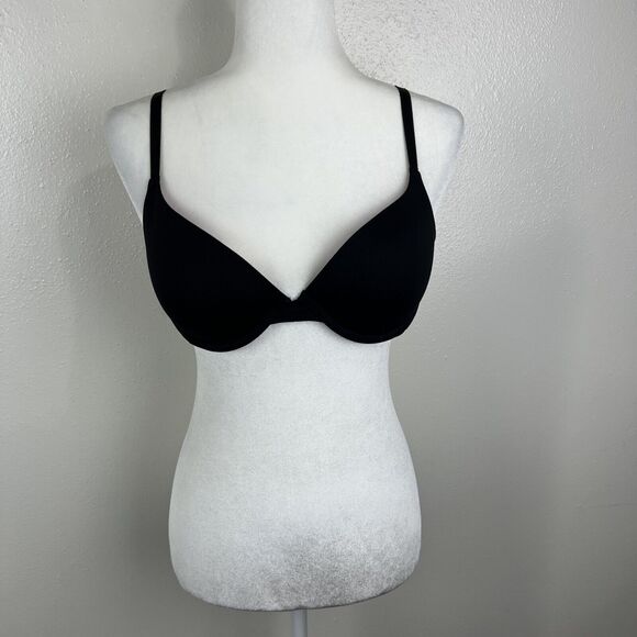 Pink Victoria's Secret Women 34C Black Padded Wired Wear Everywhere Push-Up - Picture 12 of 12